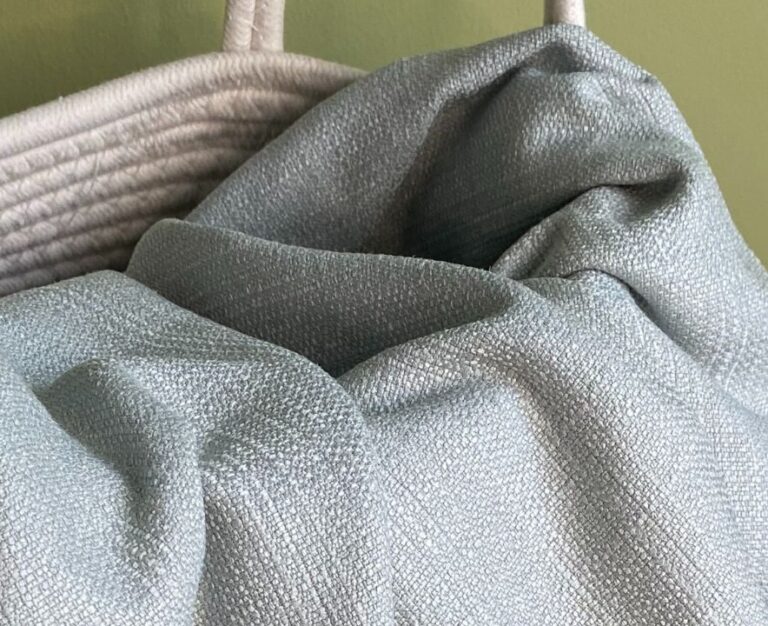 Duck Egg Blue Throw Blanket | Neith Textiles